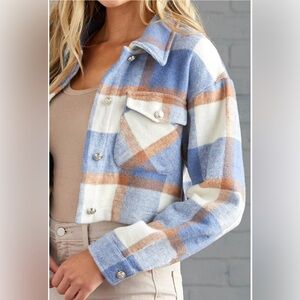 💕💕Womens Fashion Autumn and Winter Lapel Single Breasted Shirt Style Temp